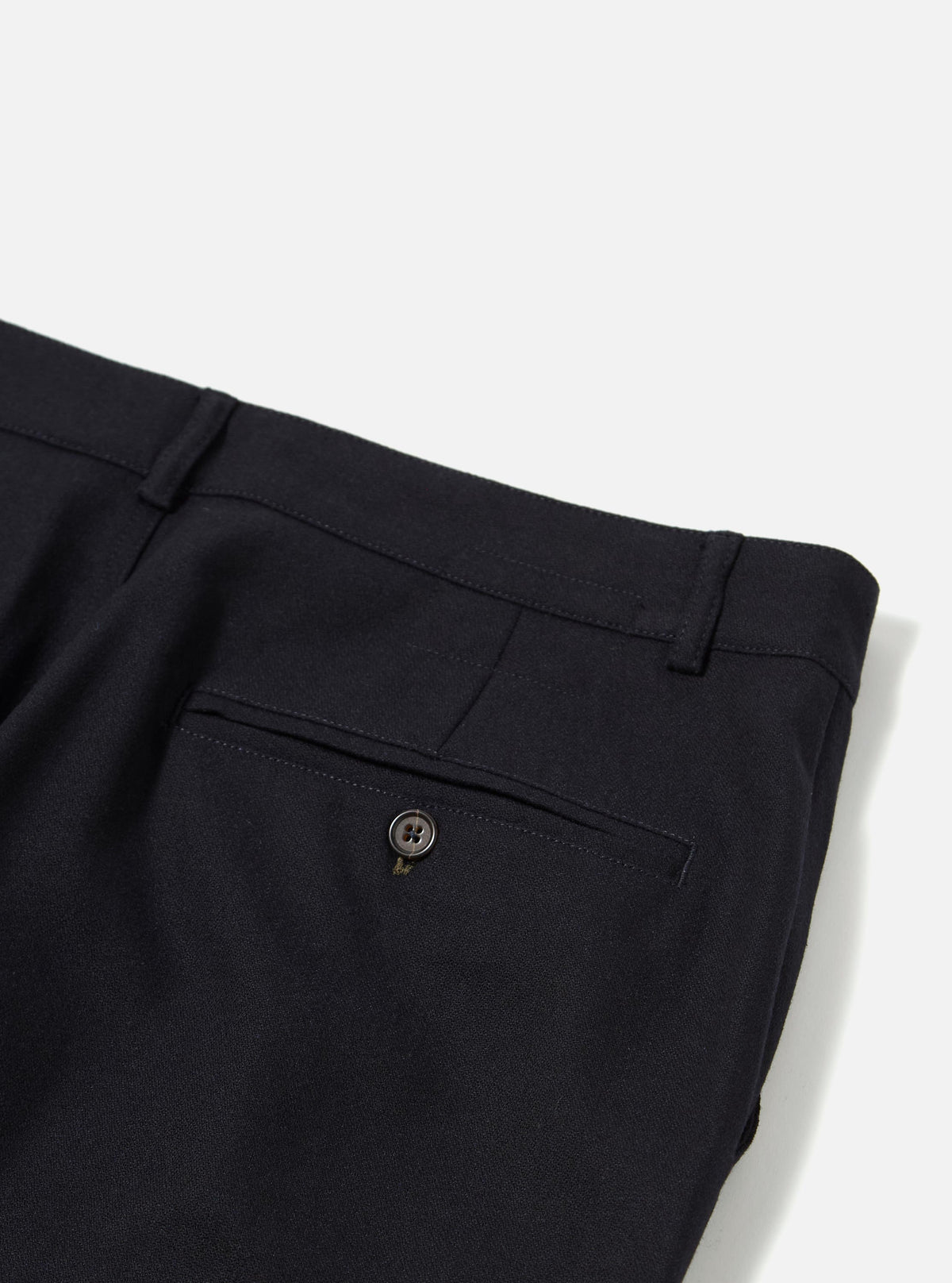 Dark Navy Upcycled Italian Tweed Military Chino
