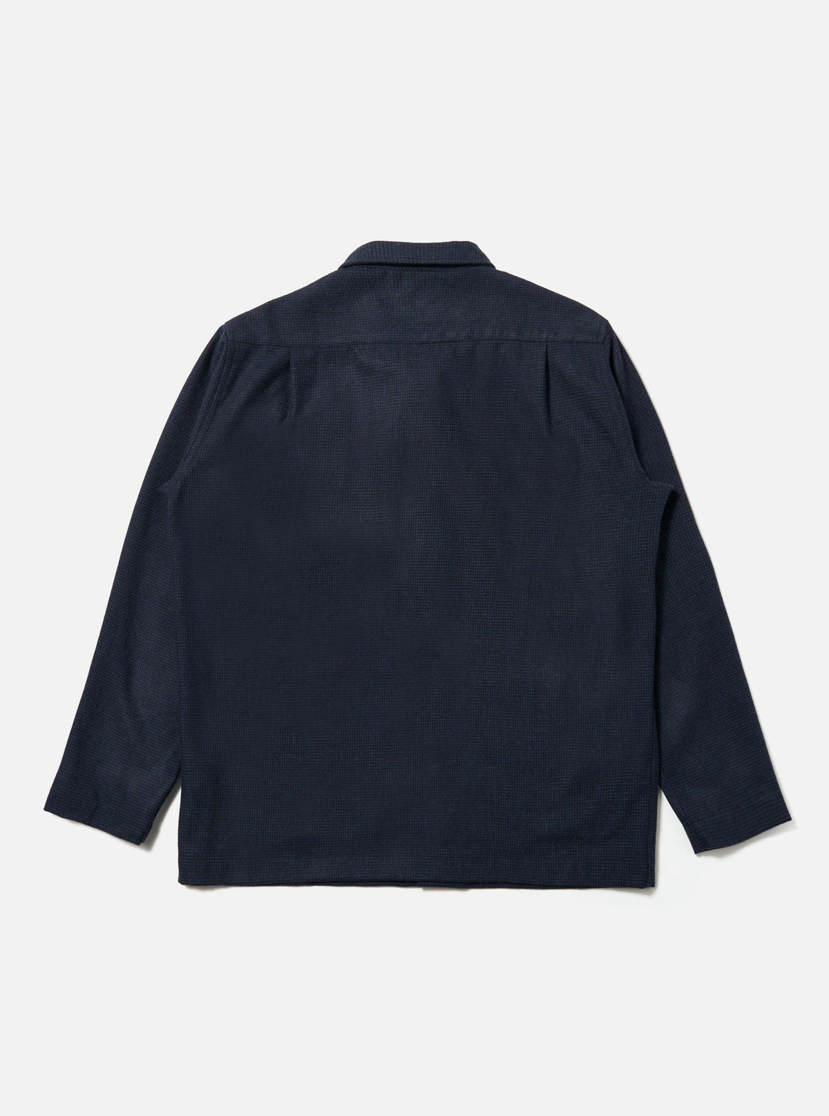 Navy Brushed Bari Easy Overshirt