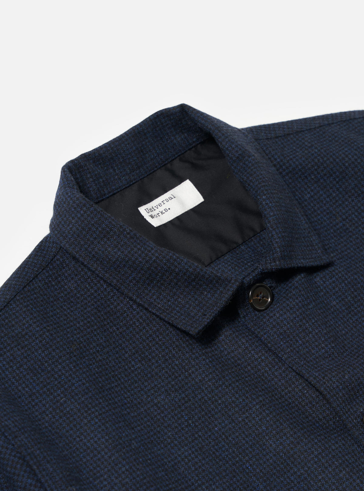 Navy Brushed Bari Easy Overshirt