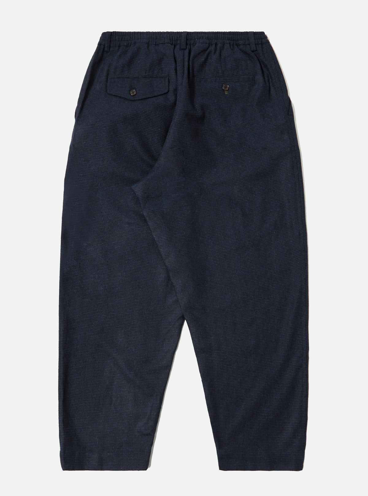Navy Brushed Bari Oxford Pant