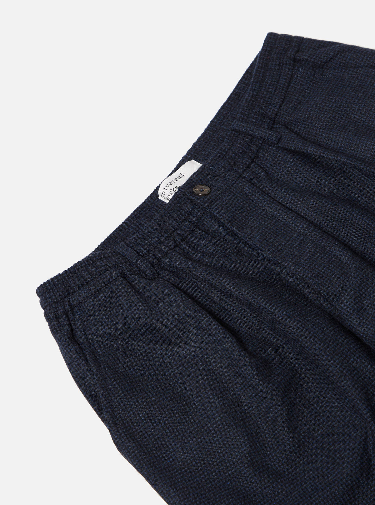 Navy Brushed Bari Oxford Pant