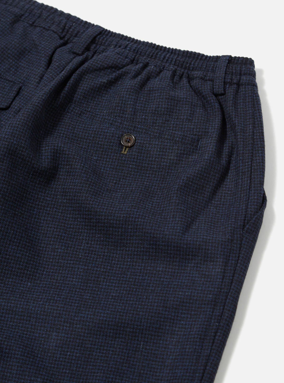 Navy Brushed Bari Oxford Pant
