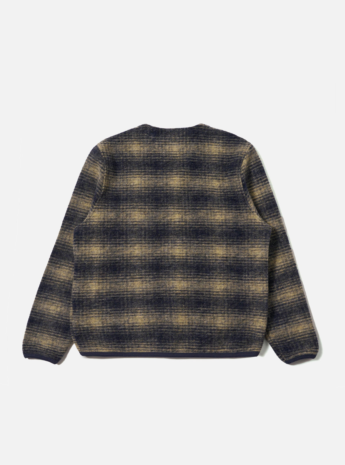 Navy Uist Fleece Cardigan