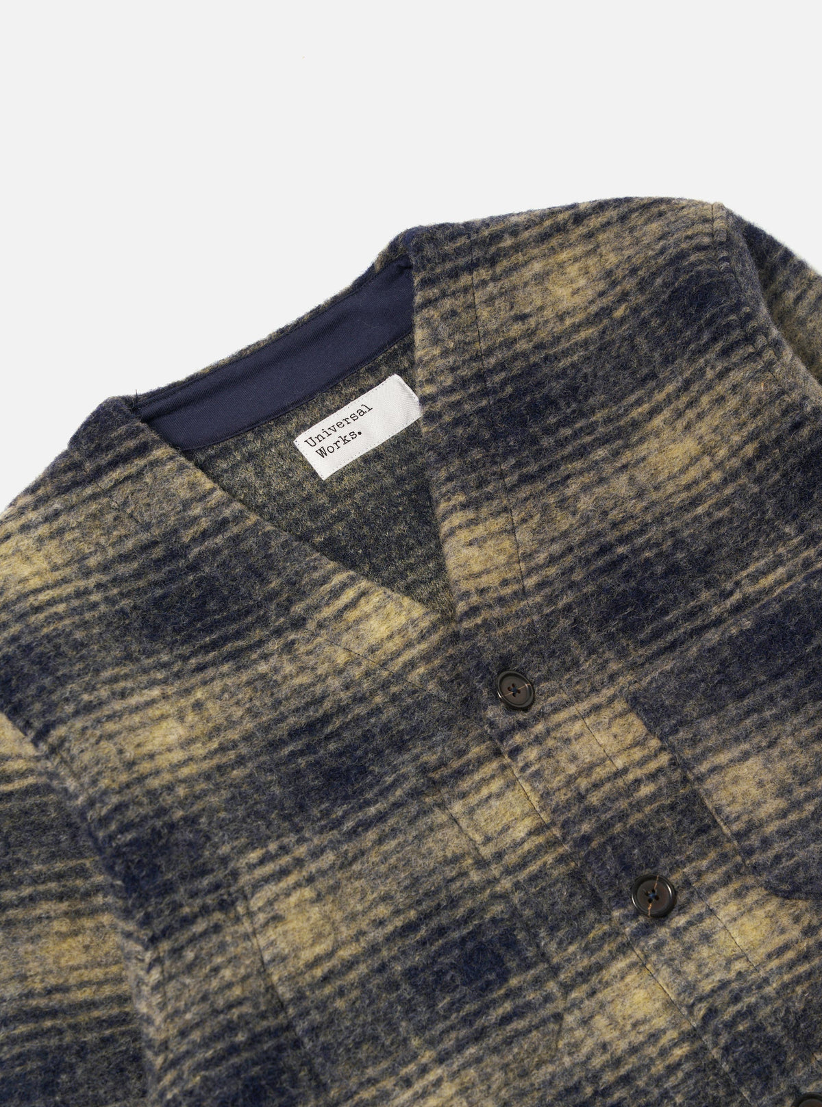 Navy Uist Fleece Cardigan