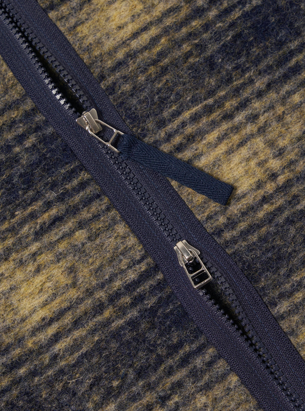 Navy Uist Fleece Zip Liner Jacket