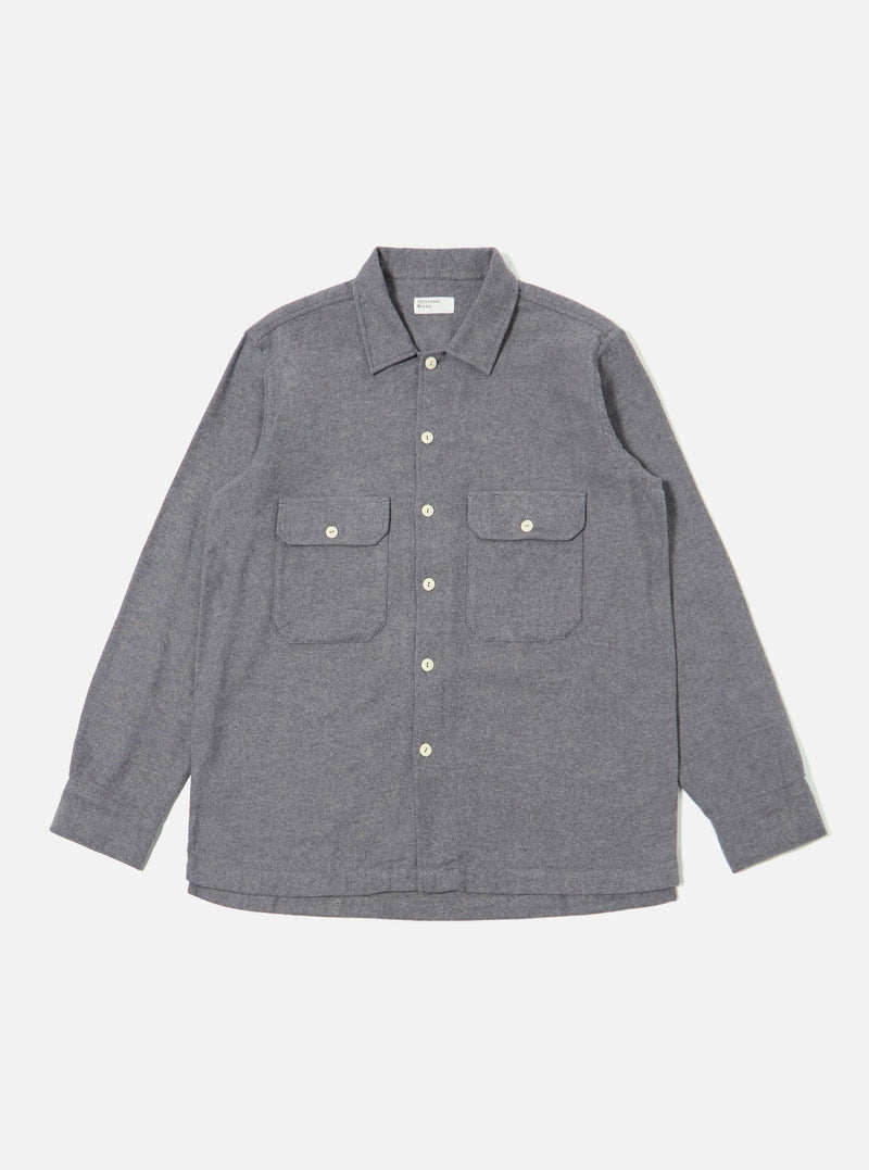Blue Alaska Cotton Utility Shirt