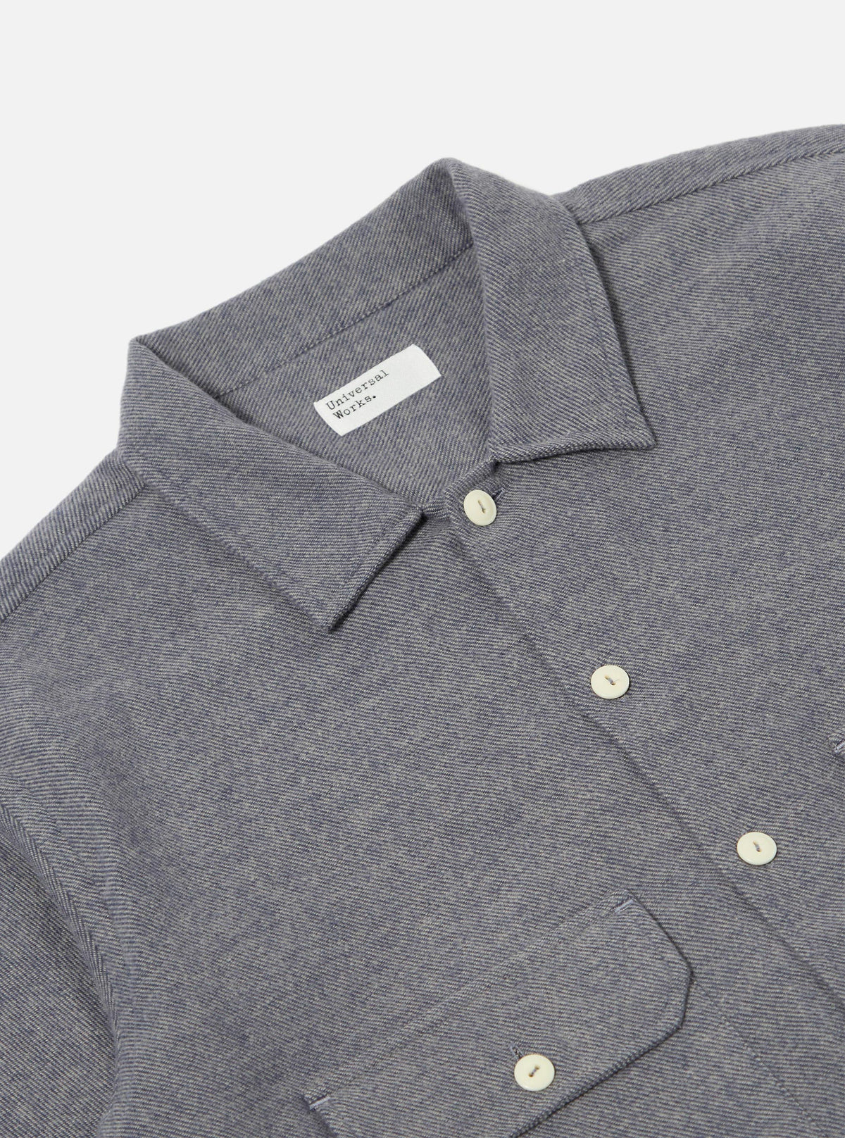 Blue Alaska Cotton Utility Shirt