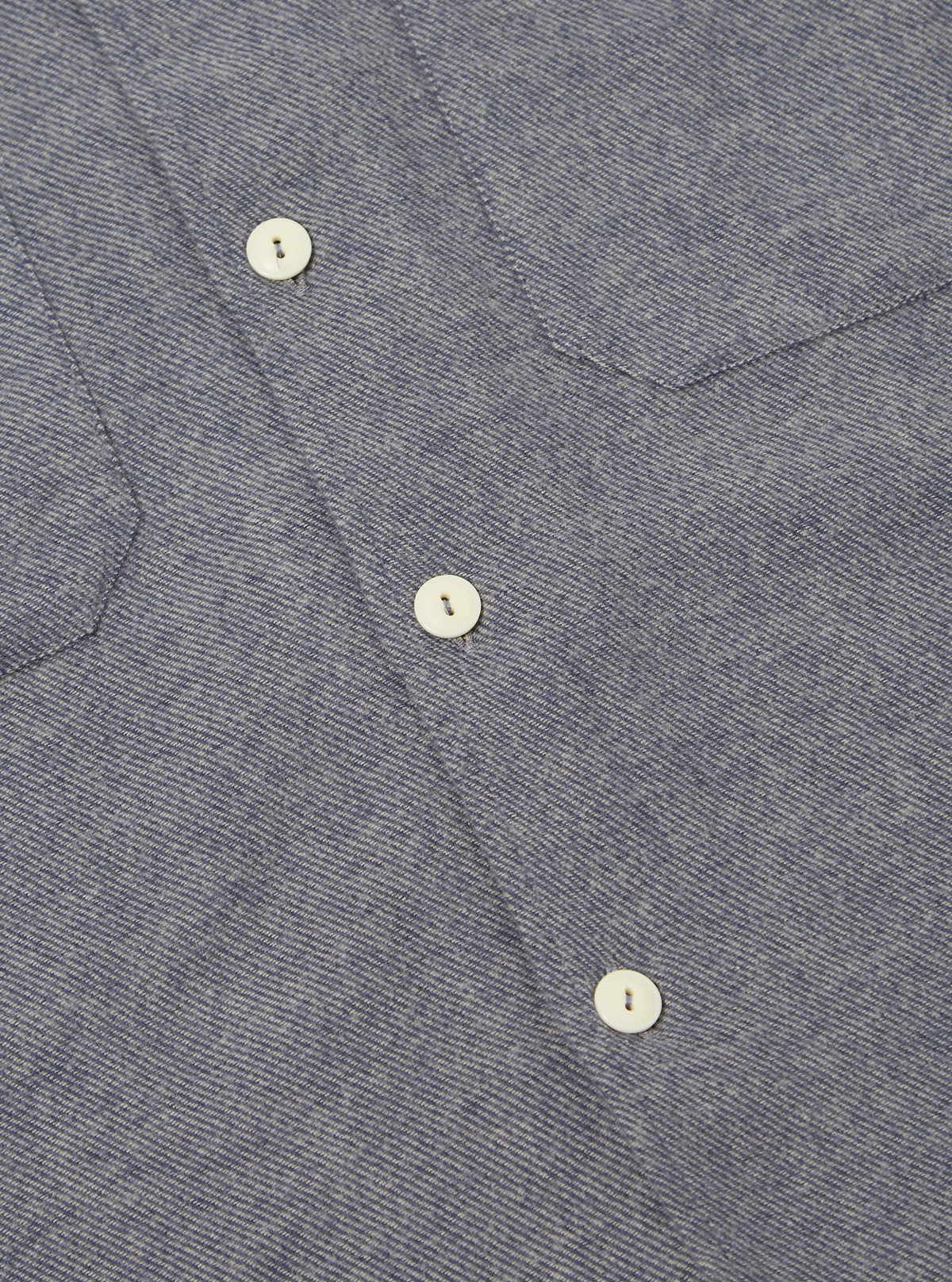 Blue Alaska Cotton Utility Shirt