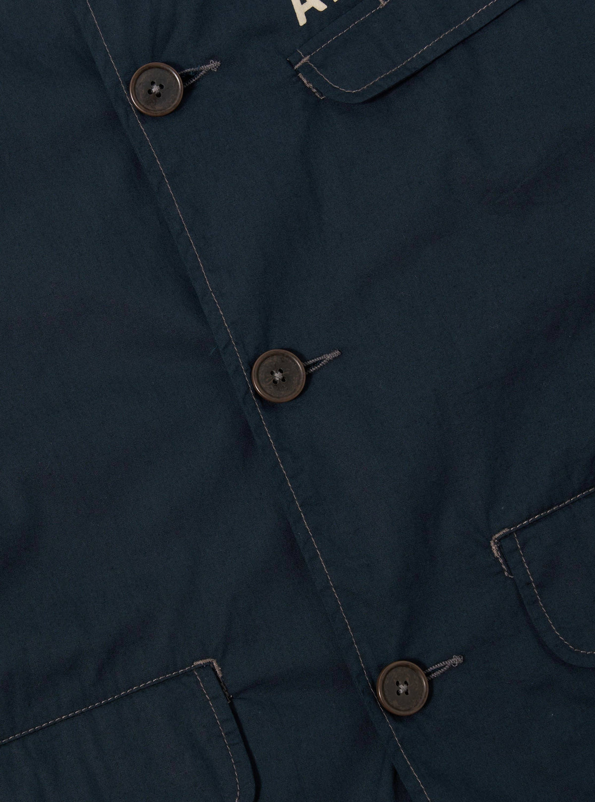 A. SOCIETY x Universal Works Navy Broadcloth Starline Jacket