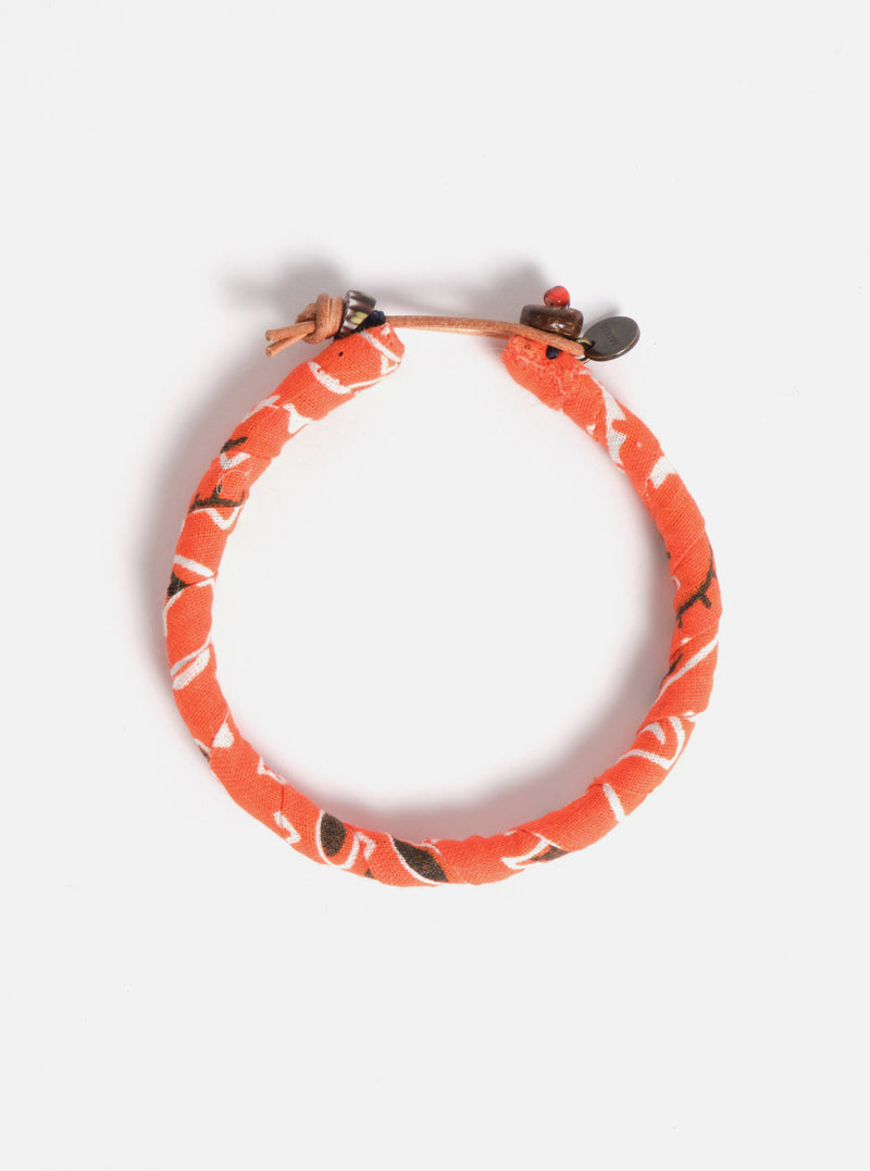 Mikia Bracelet in Orange Bandana