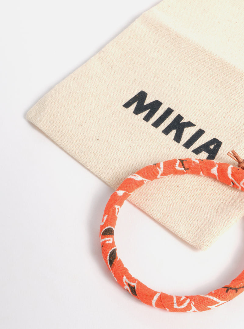Mikia Bracelet in Orange Bandana