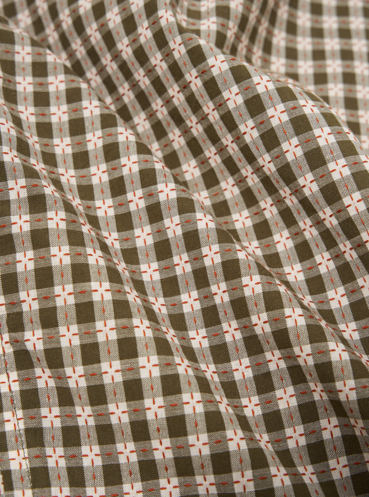 Universal Works Cancun Jacket in Olive Dobby Check