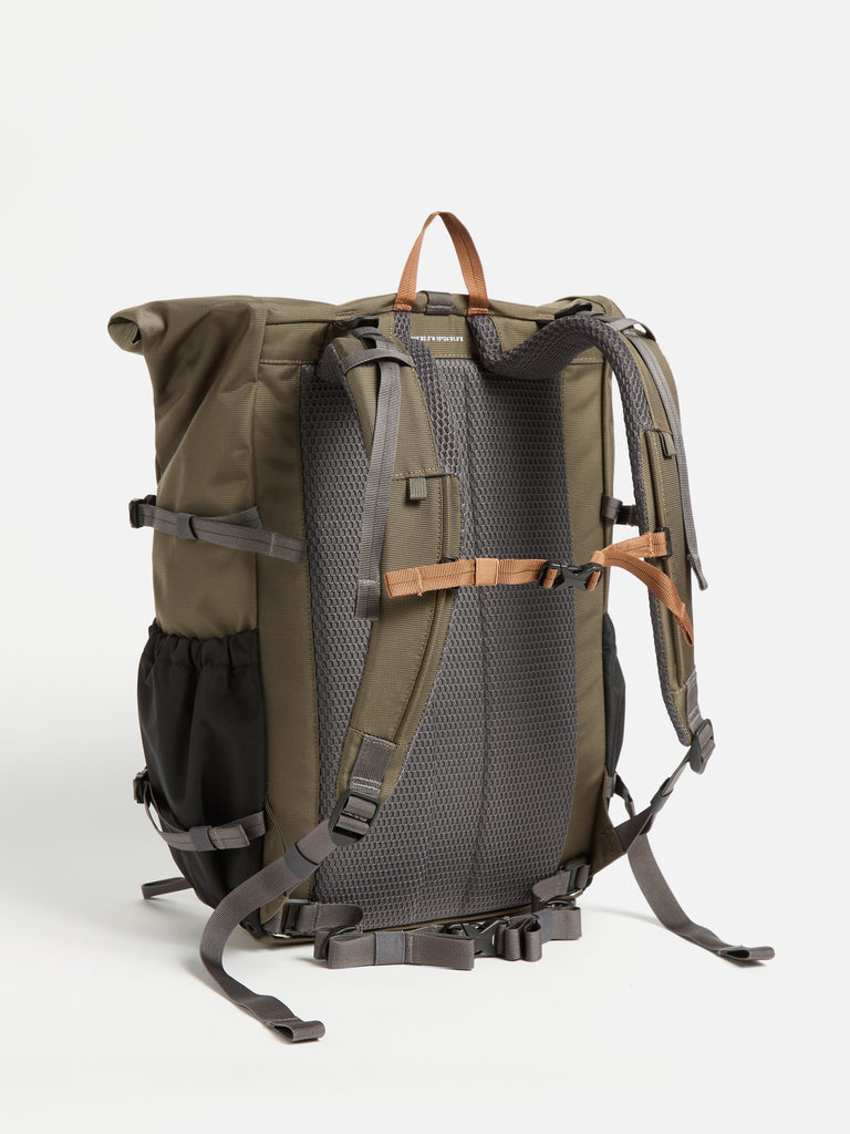 Sandqvist Forest Hike Backpack In Multi Brown Recycled Nylon