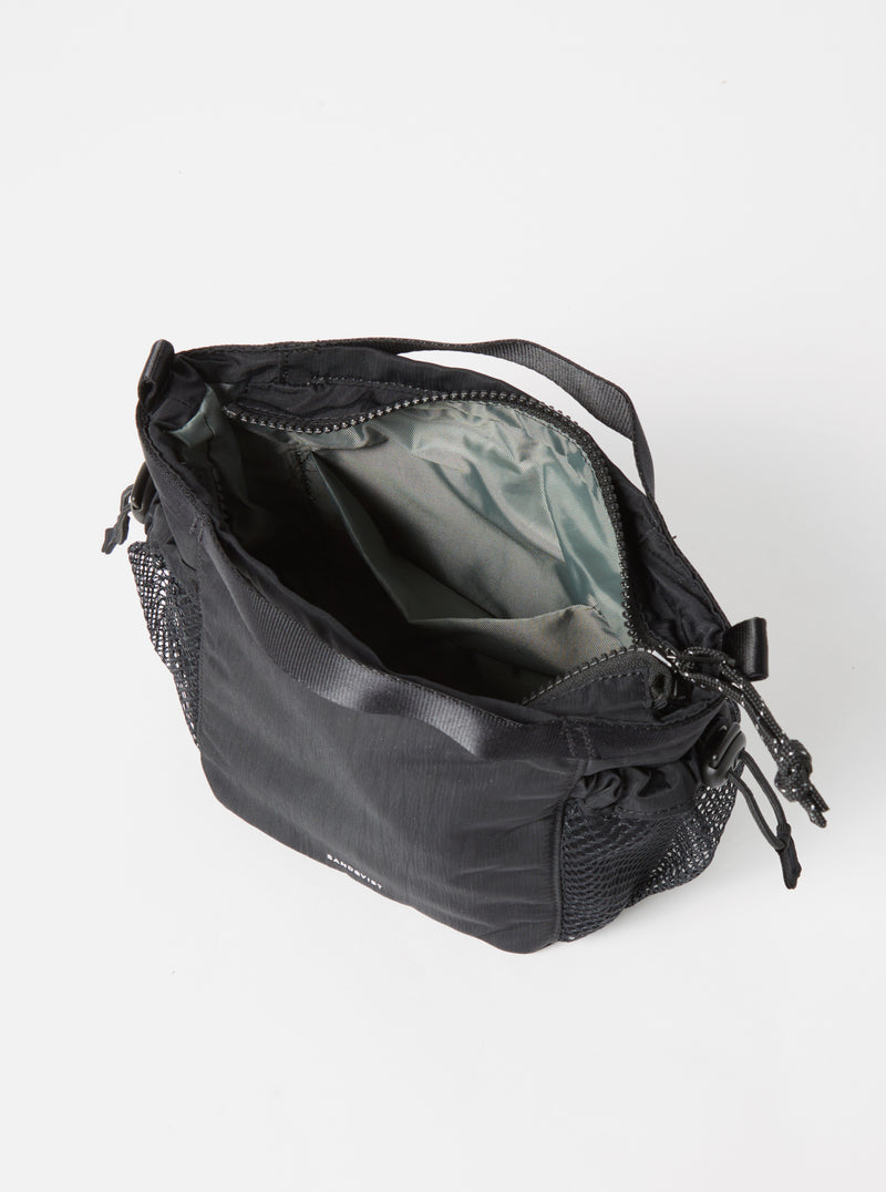 Sandqvist 'Stevie' Crossbody Bag in Black Recycled Nylon