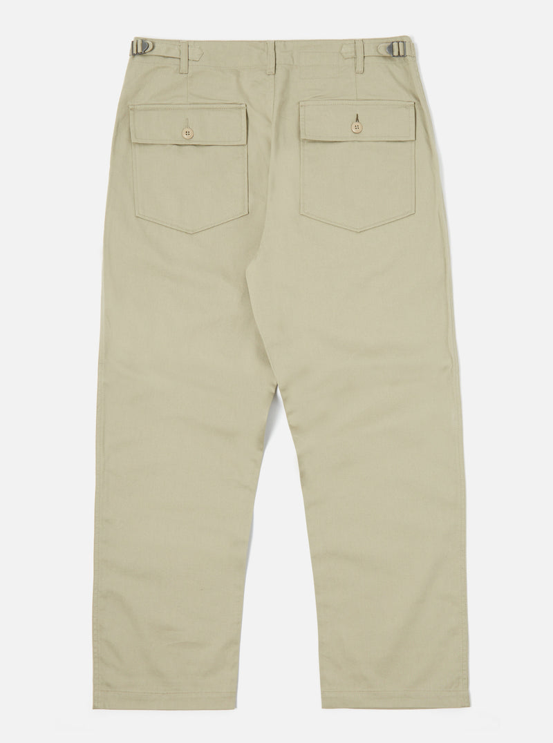 Universal Works Fatigue Pant in Stone Twill
