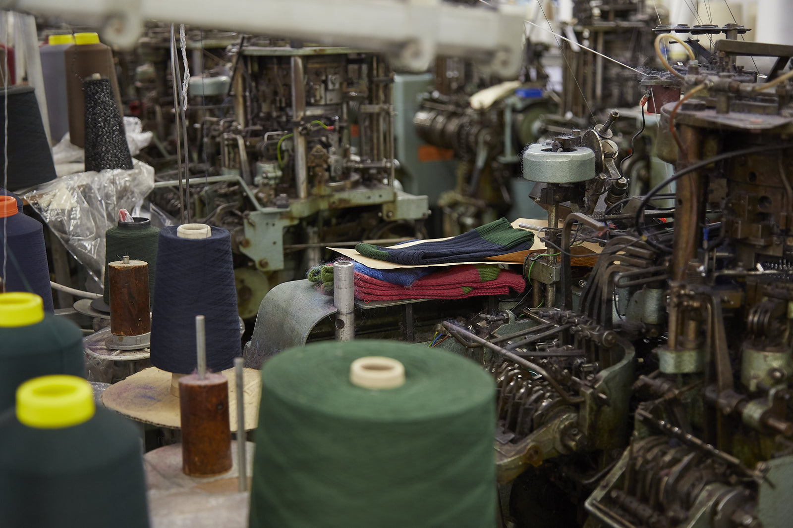 Working With | A Visit To Our Sock Maker