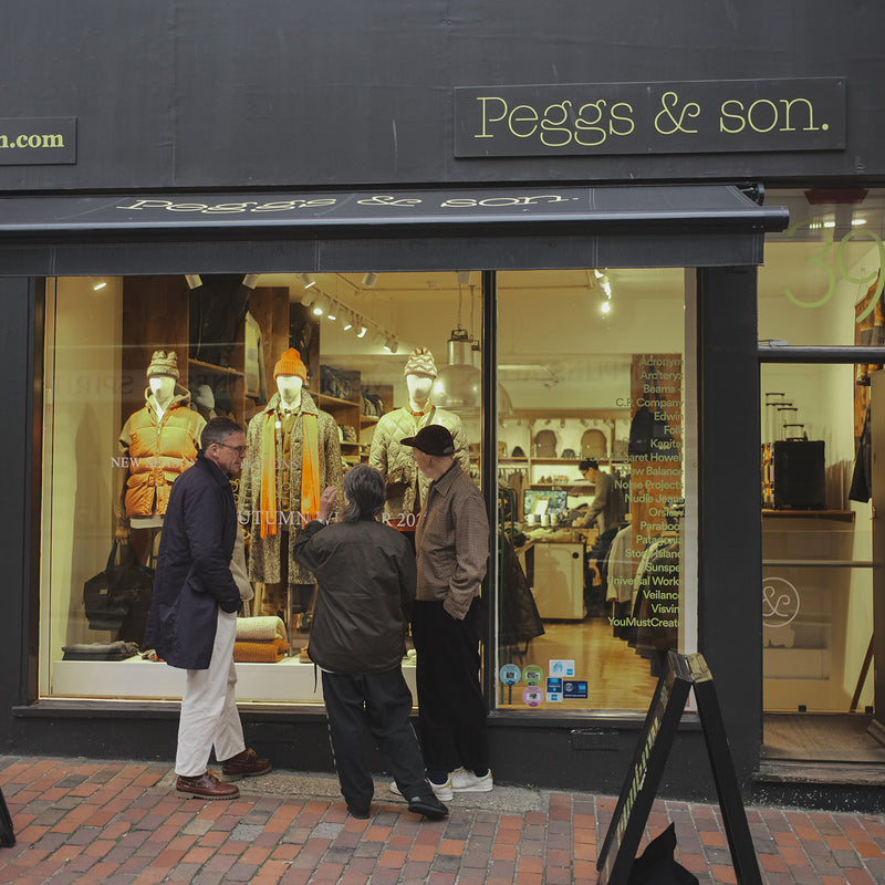 Postcards from Brighton: Peggs and son. x Universal Works.