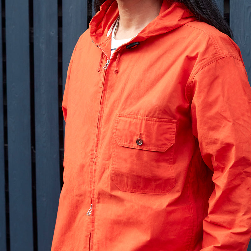 Universal Works Orange Fistral Wax Jacket