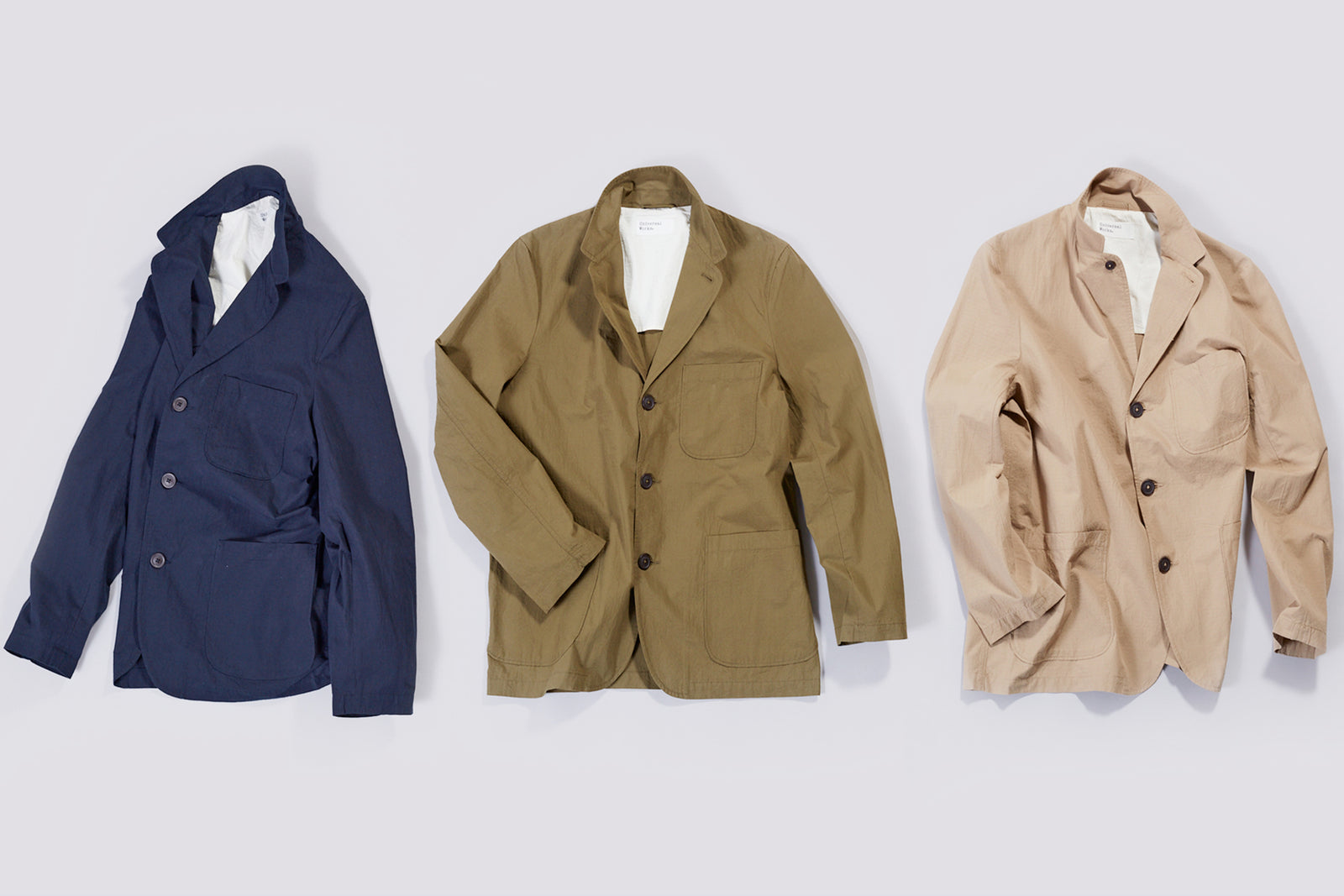 Product Feature: Three Button Jacket.