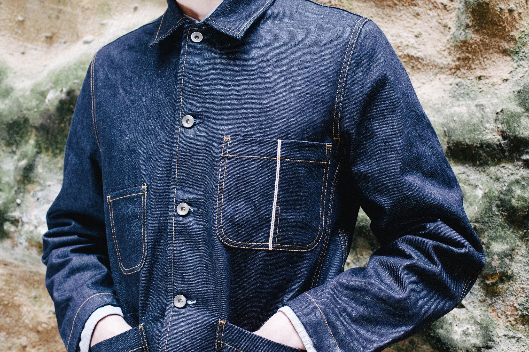 Selvedge denim work discount jacket