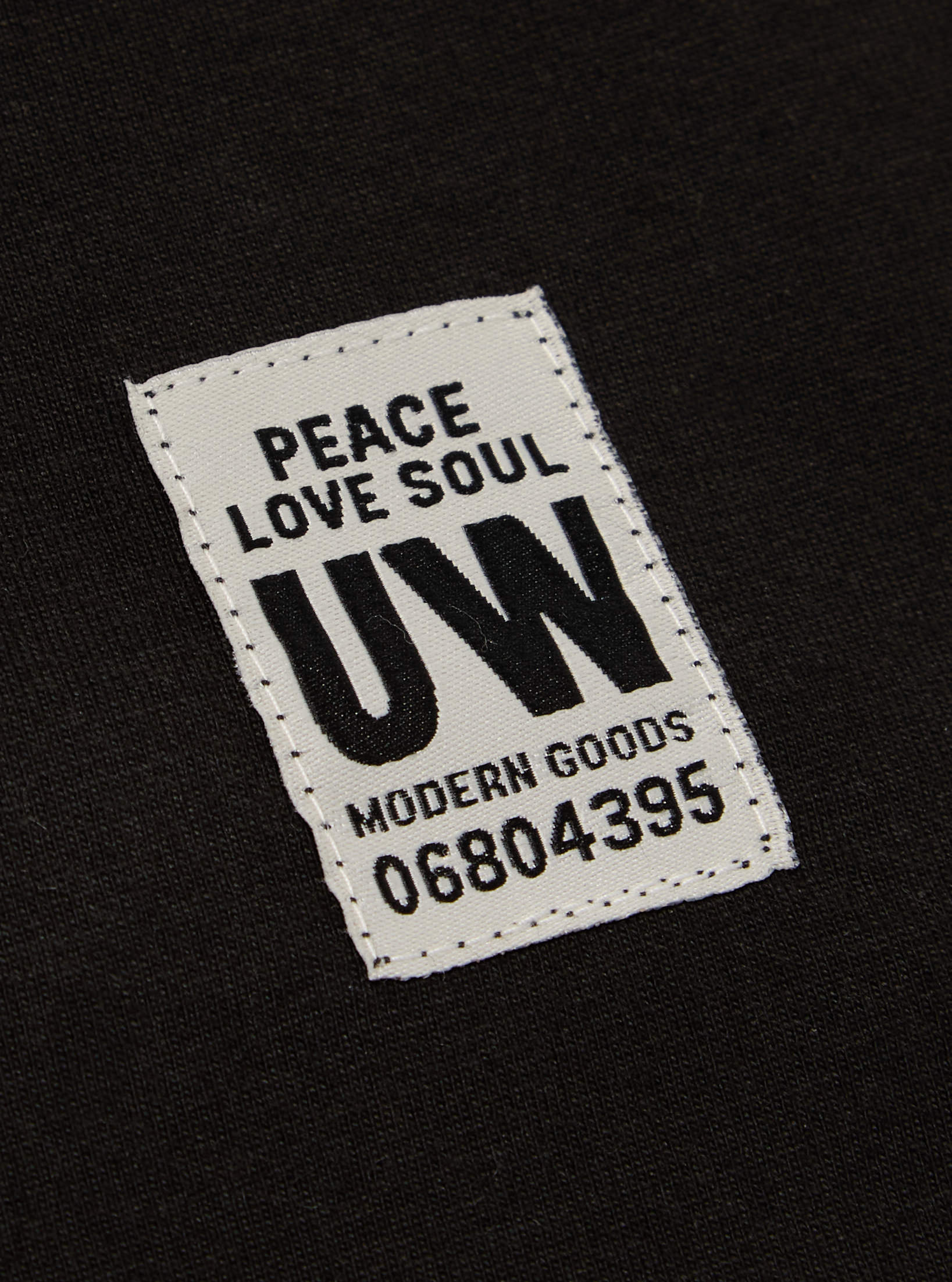 Universal Works Core Tee in Black Single Jersey