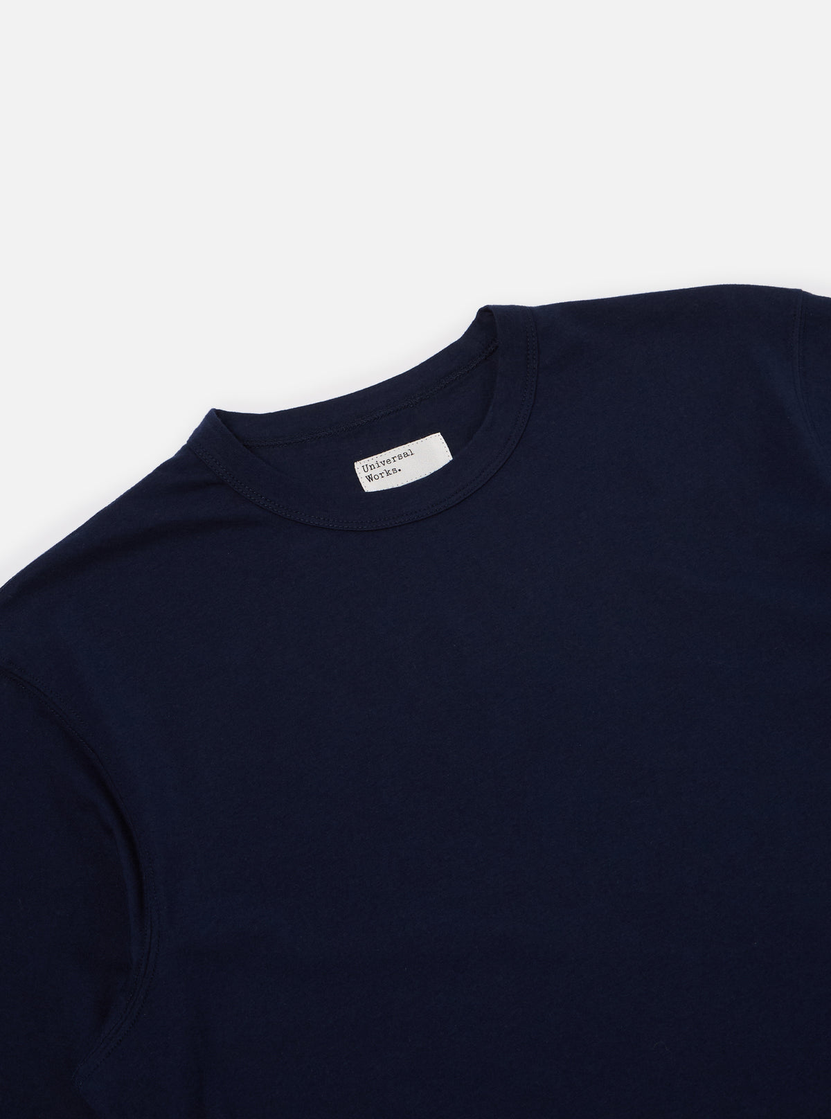 Universal Works Core Tee in Navy Single Jersey