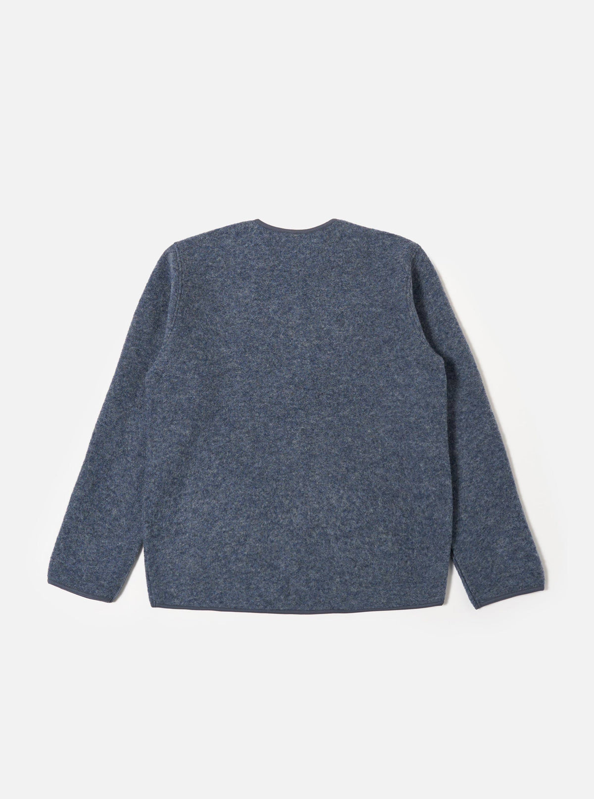 Slate Blue Wool Fleece Zip Liner Jacket