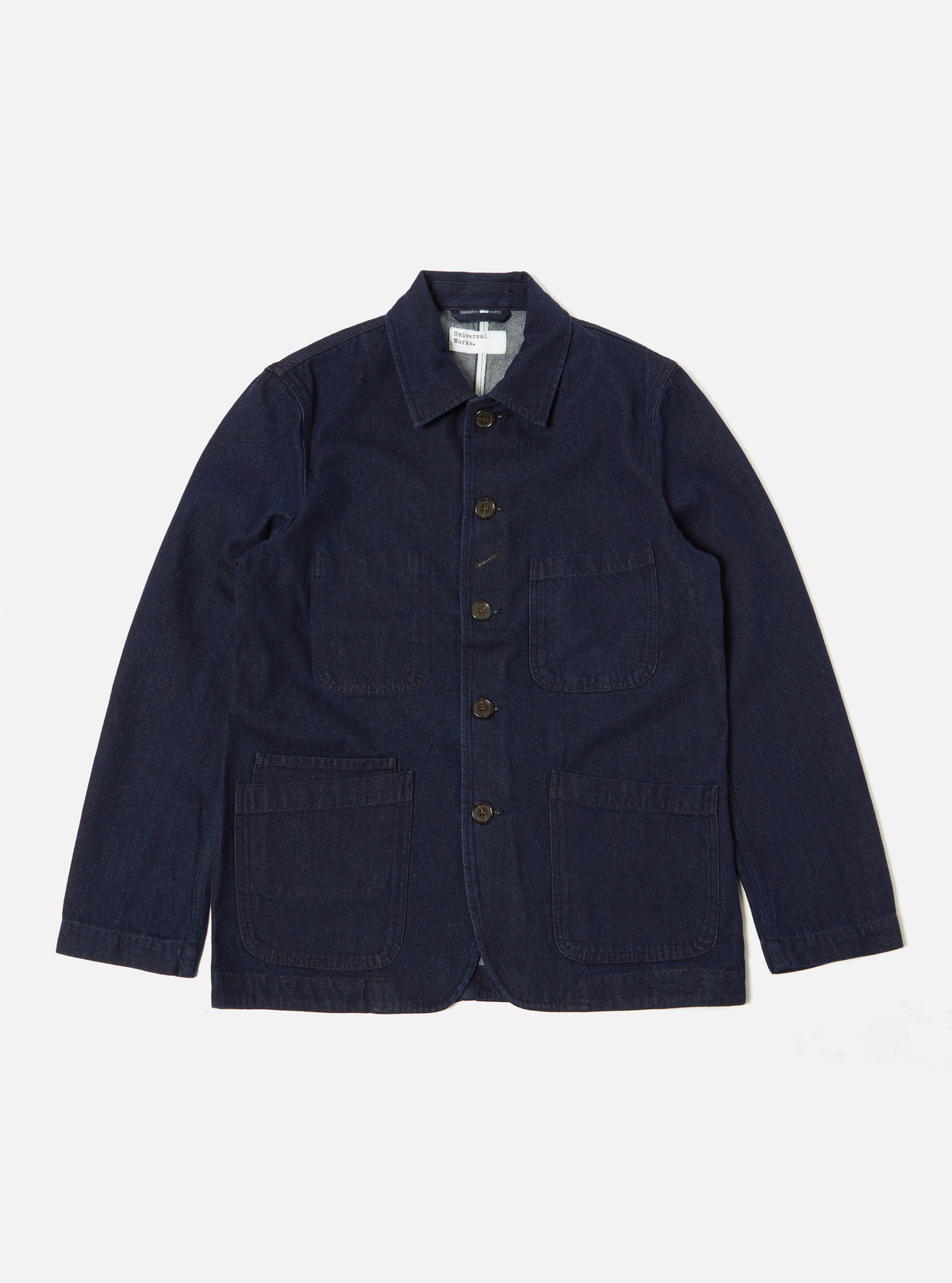 Universal Works Bakers Jacket in 11oz Indigo Denim