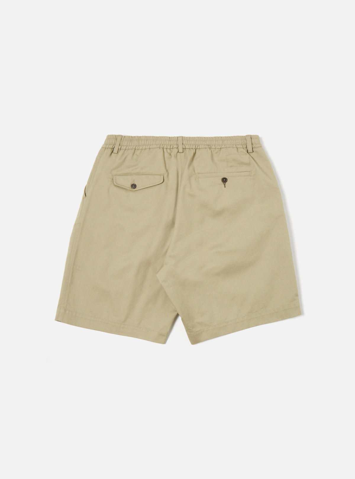 Stone Twill Pleated Track Short