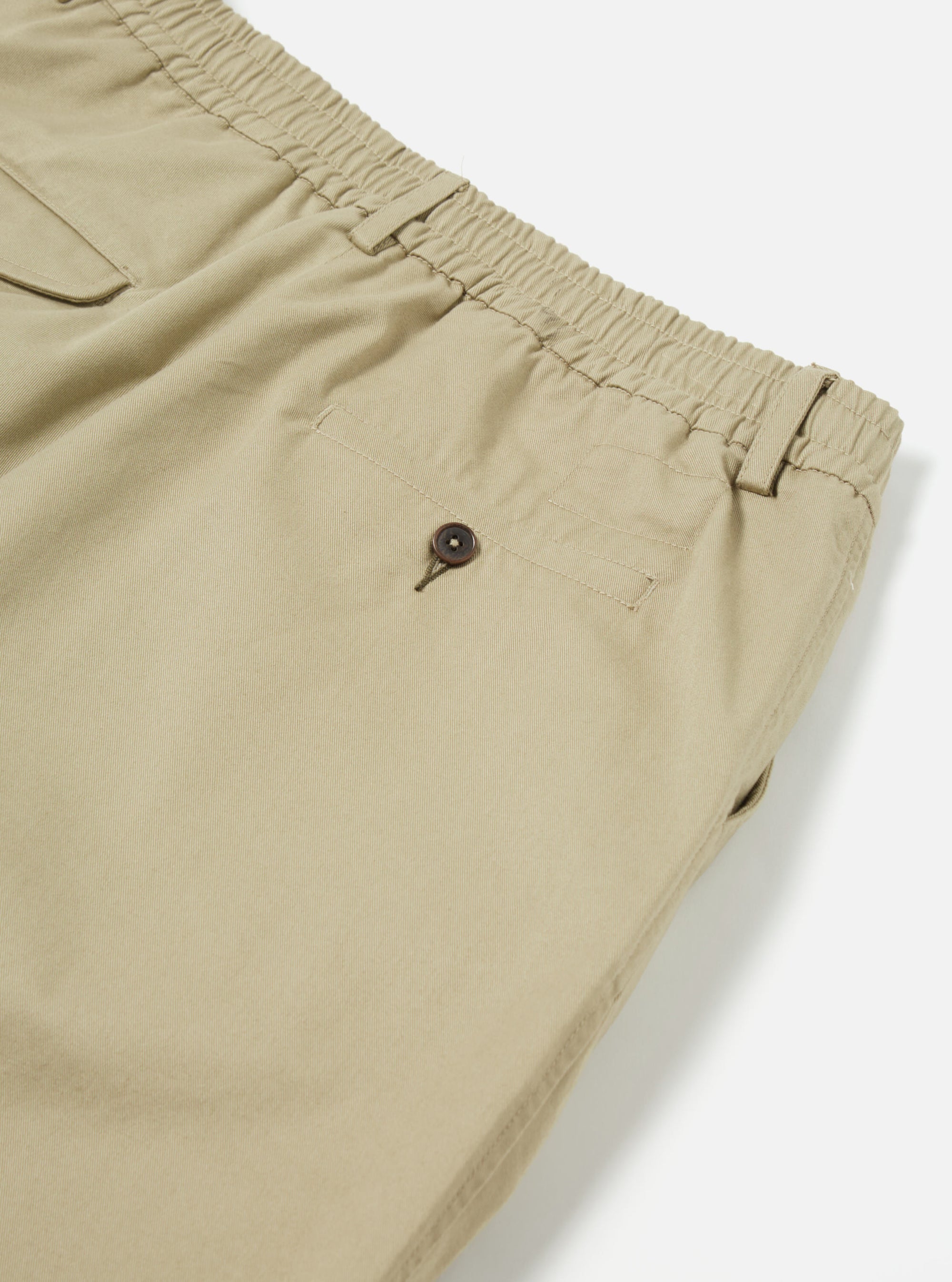 Stone Twill Pleated Track Short