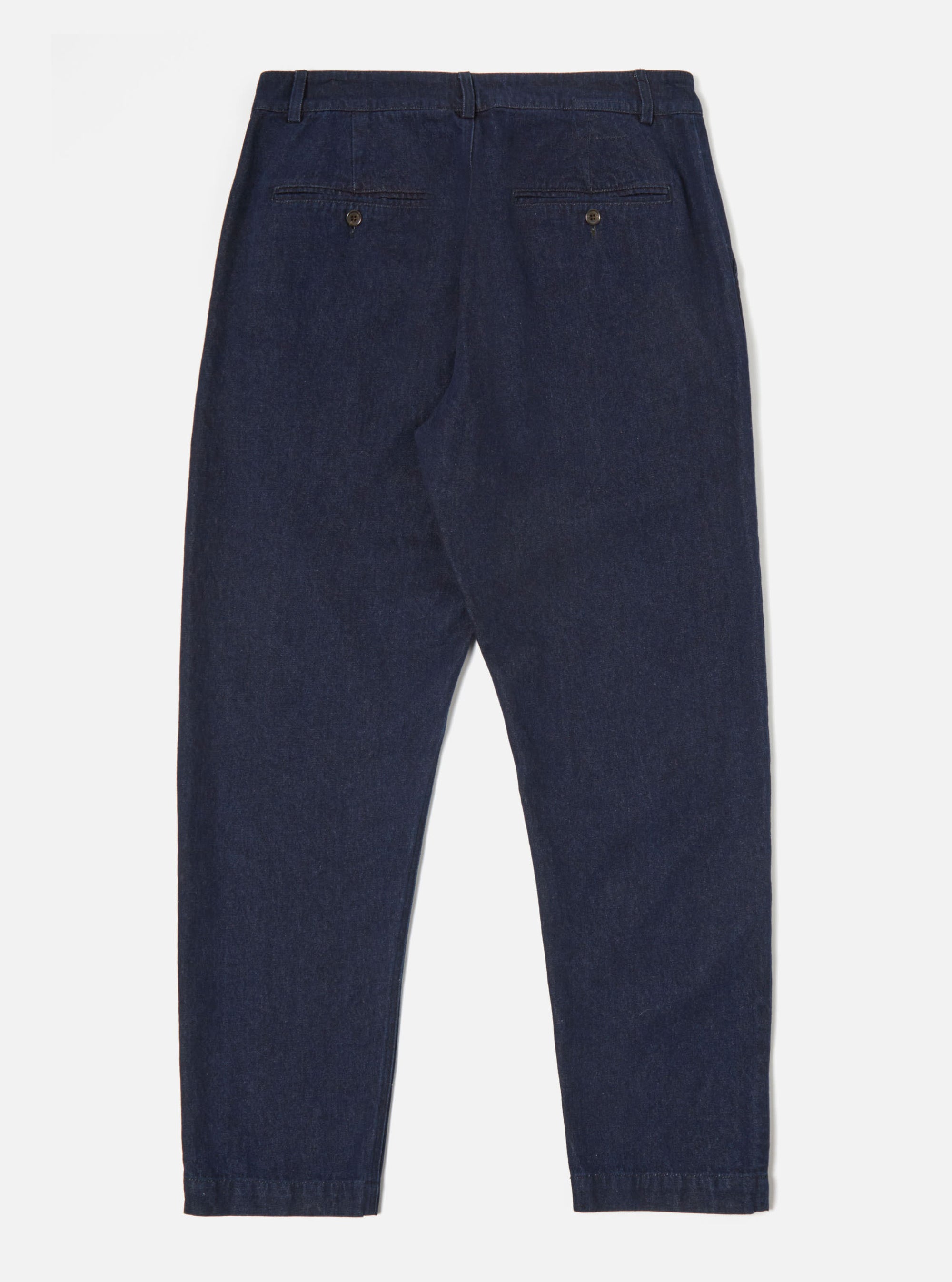 Universal Works Military Chino in 11oz Indigo Denim