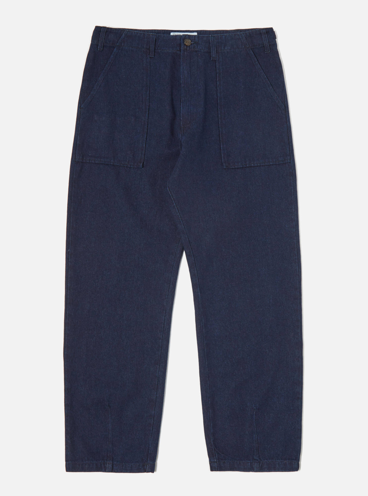 Universal Works Fatigue Pant in 11oz Indigo Denim