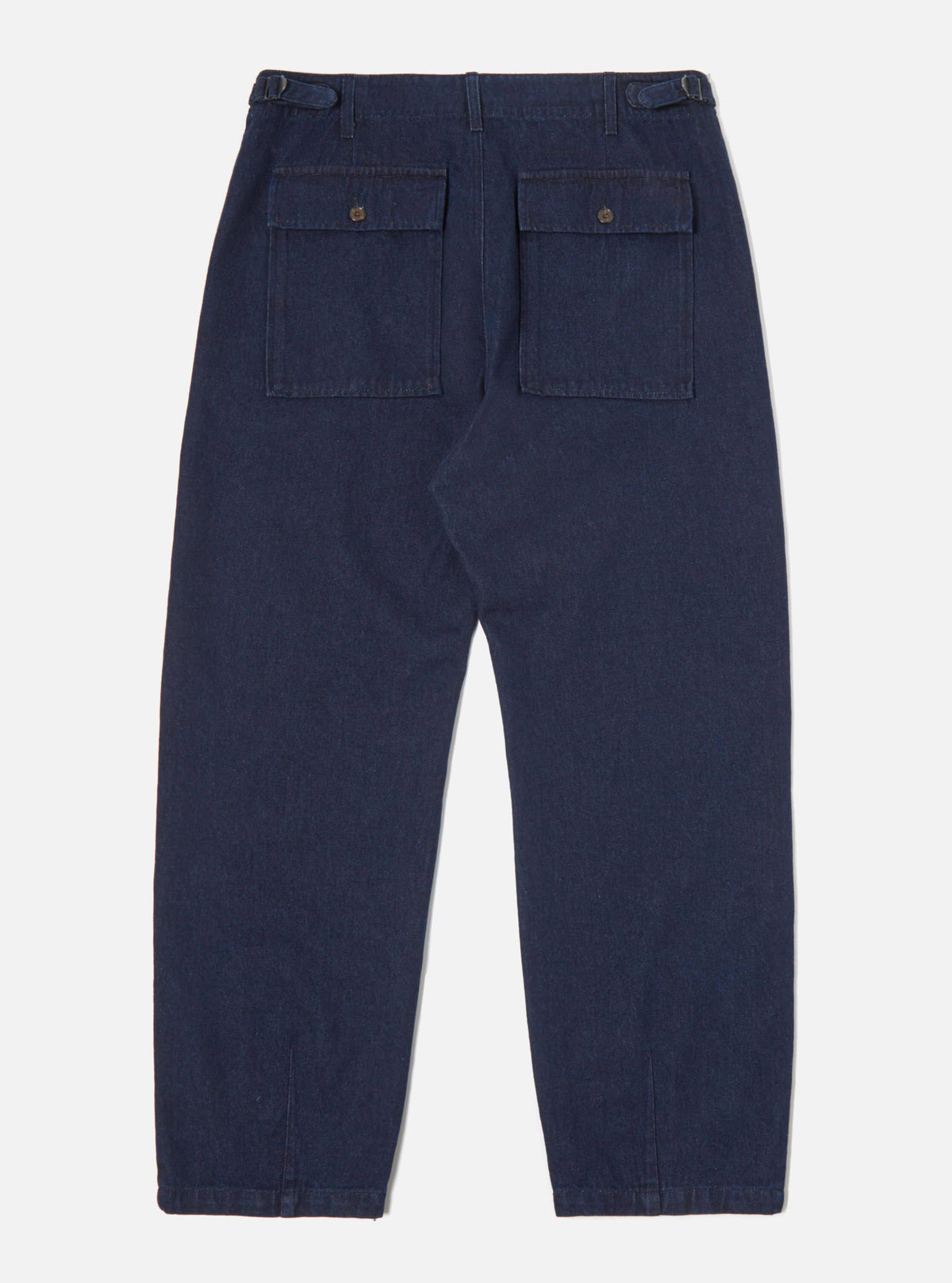 Universal Works Fatigue Pant in 11oz Indigo Denim