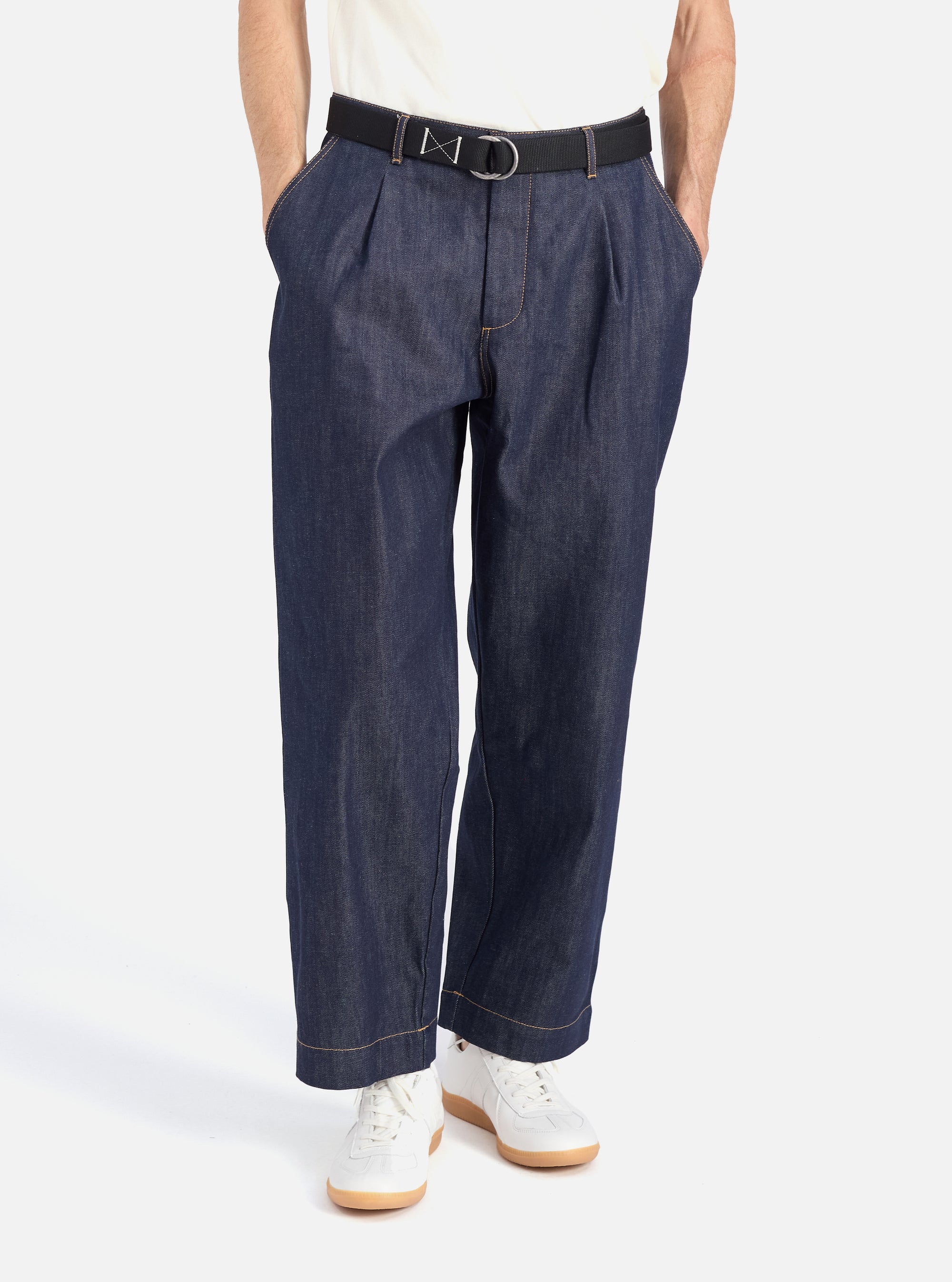 Universal Works Duke Pant in Indigo 13oz Selvedge Denim