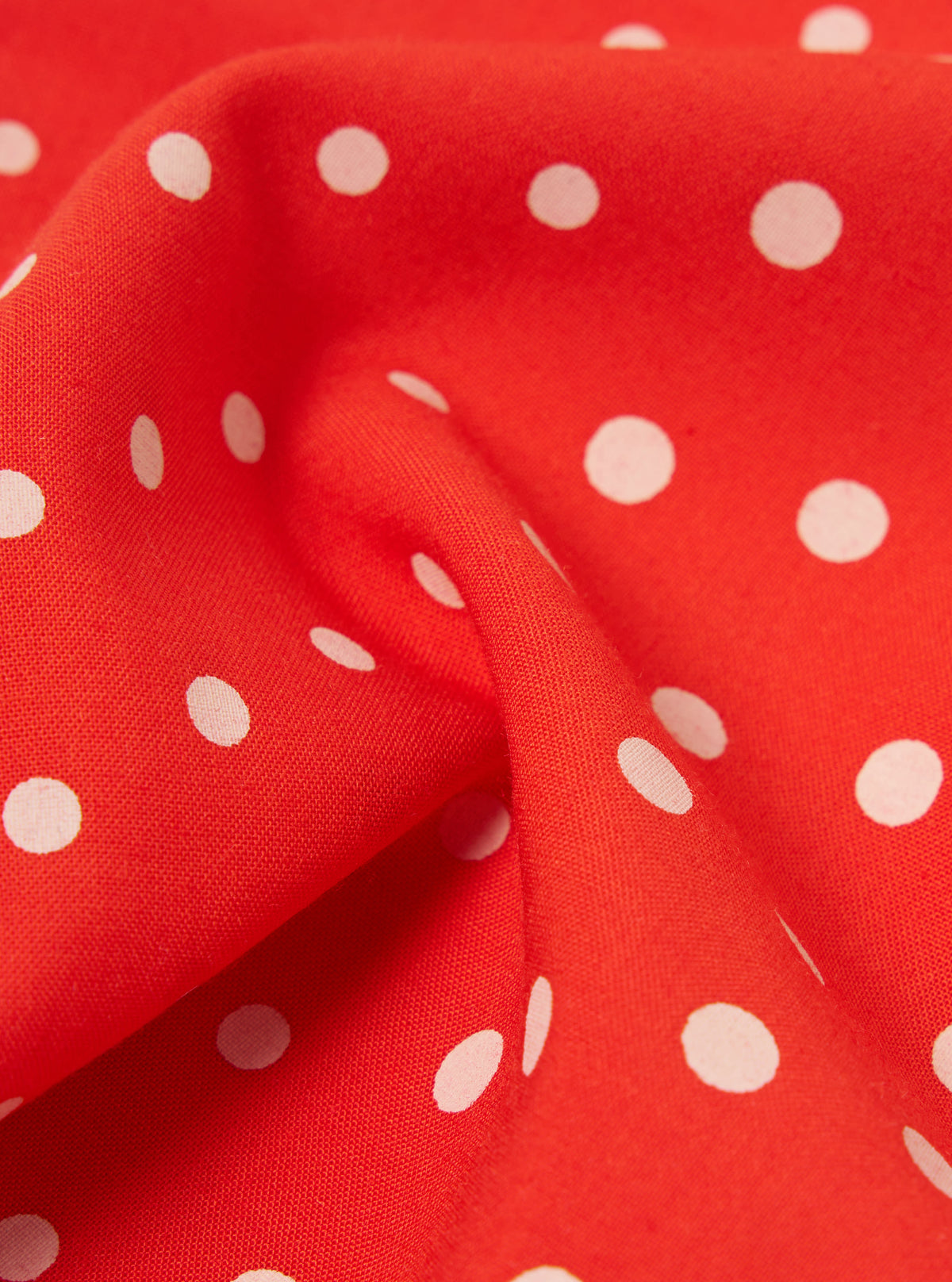 Universal Works Short Scarf in Orange Dot Print