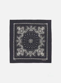 Universal Works Neckerchief in Black Classic Bandana