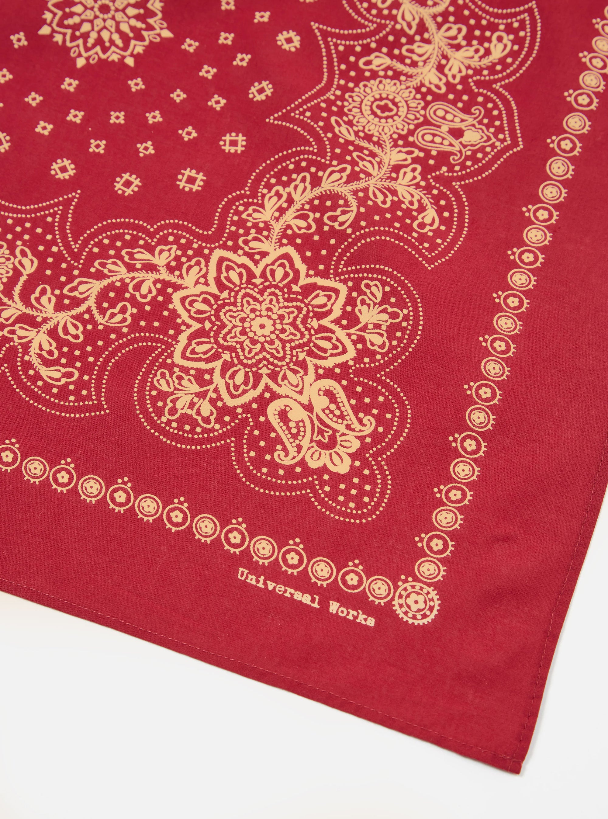 Universal Works Neckerchief in Red Classic Bandana