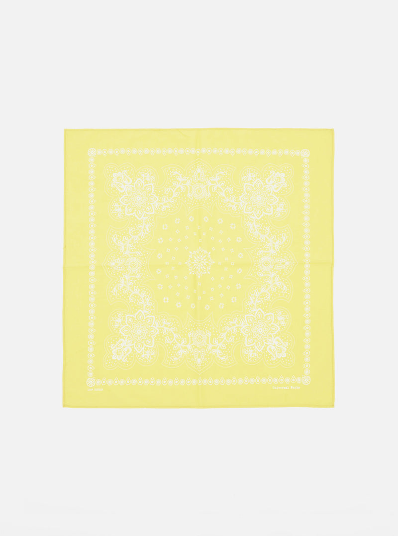 Universal Works Neckerchief in Yellow Classic Bandana