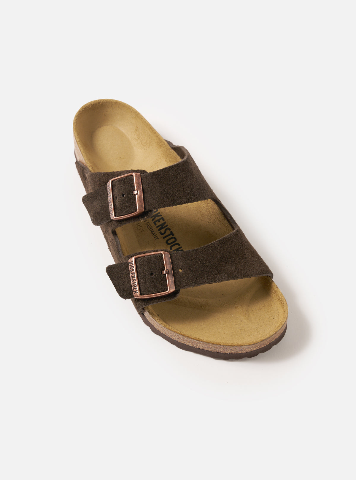 Birkenstock Arizona in Mocha Suede Leather