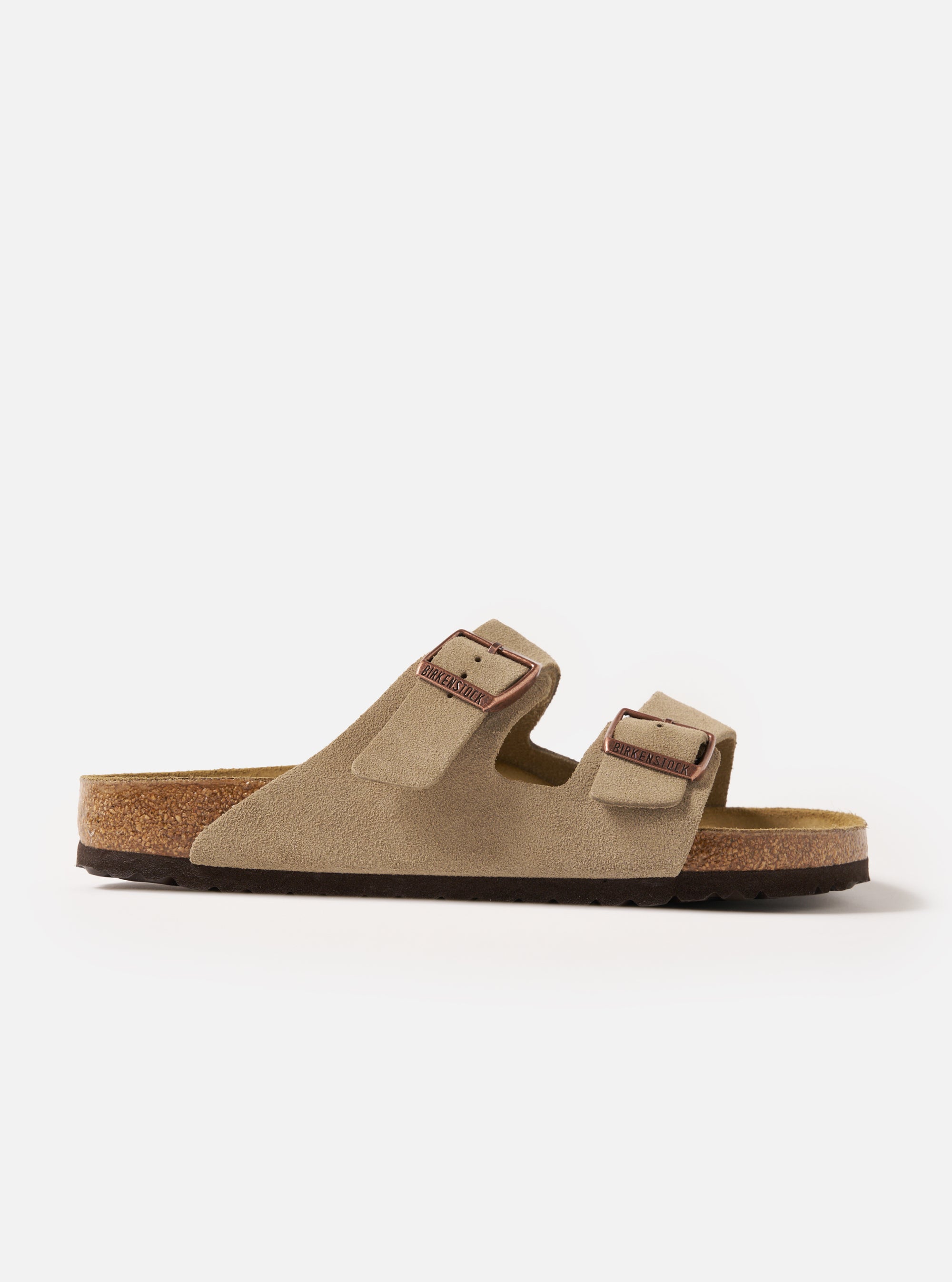 Birkenstock Arizona in Taupe Suede Leather