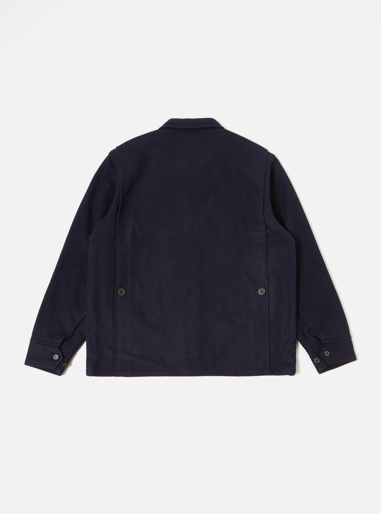 Universal Works Cruiser Jacket in Navy Mowbray