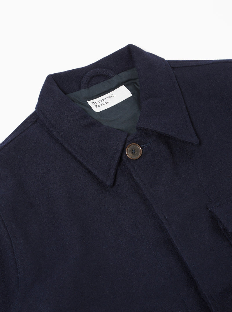 Universal Works Cruiser Jacket in Navy Mowbray