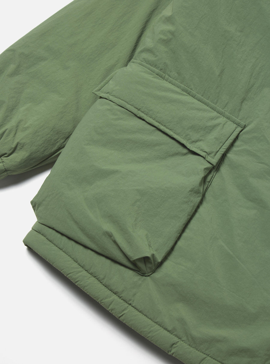 Universal Works Padded Stayout Jacket in Green Recycled Nylon