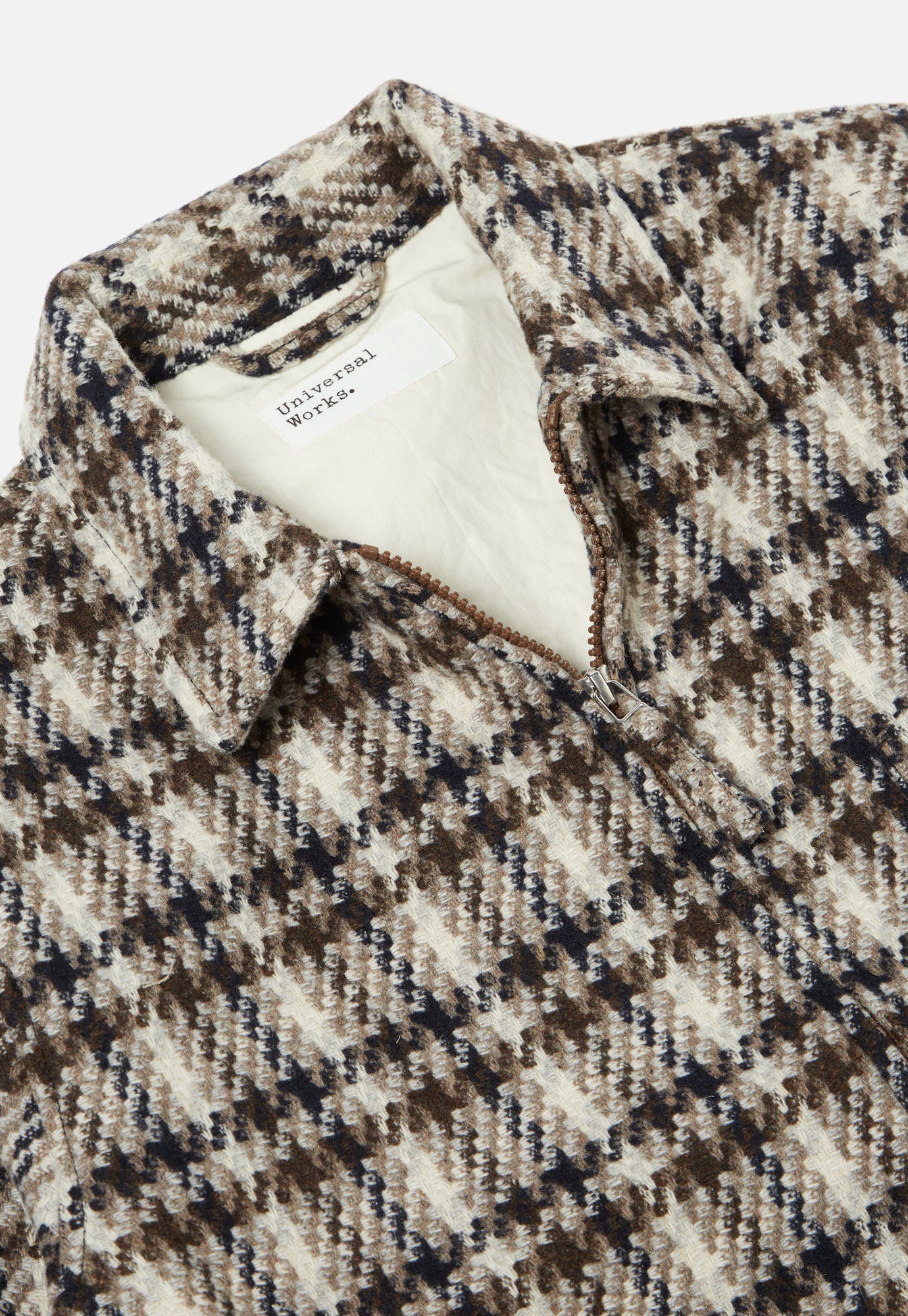 Universal Works Windcheater II in Grey Cortina Tweed