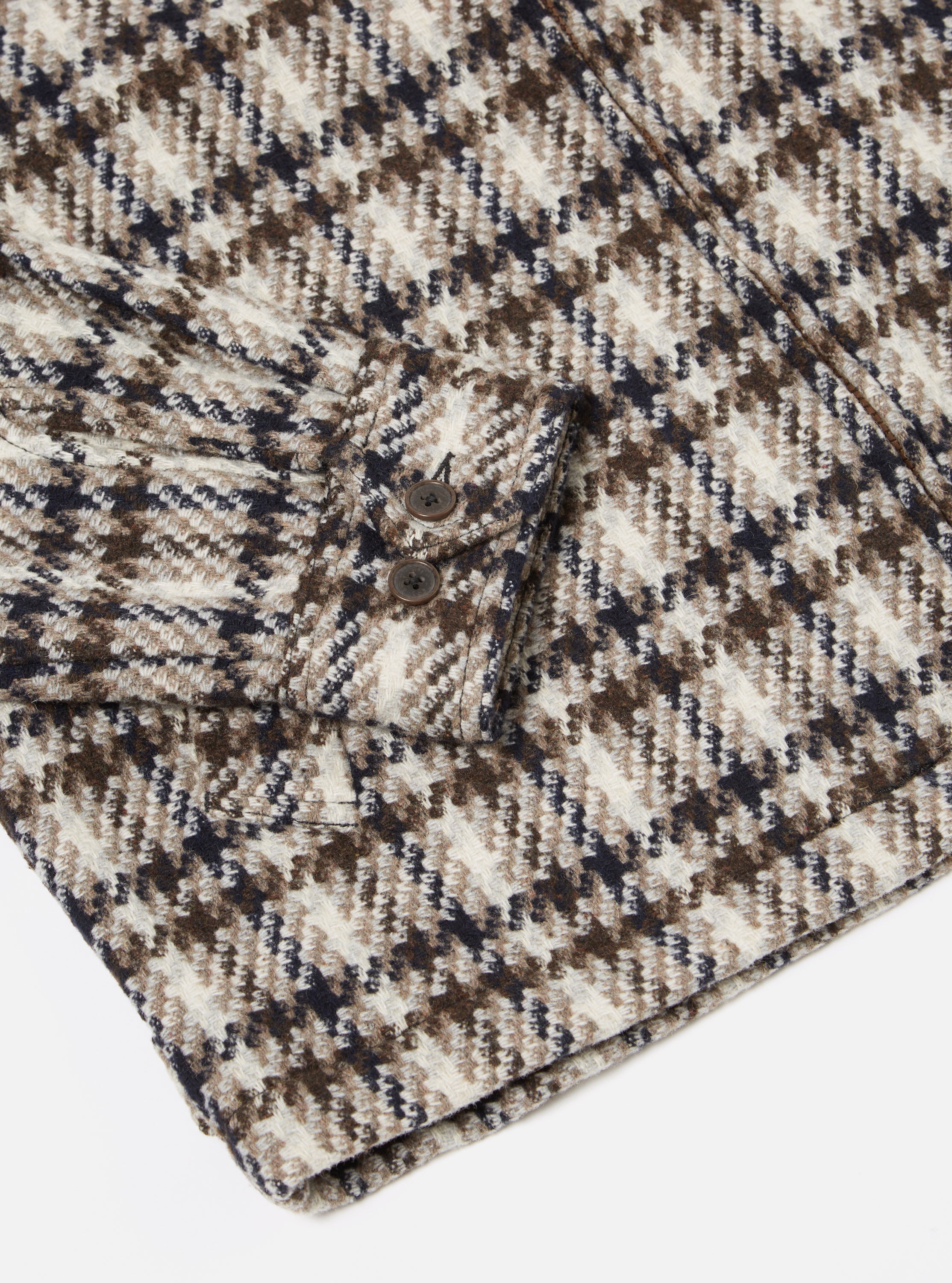 Universal Works Windcheater II in Grey Cortina Tweed