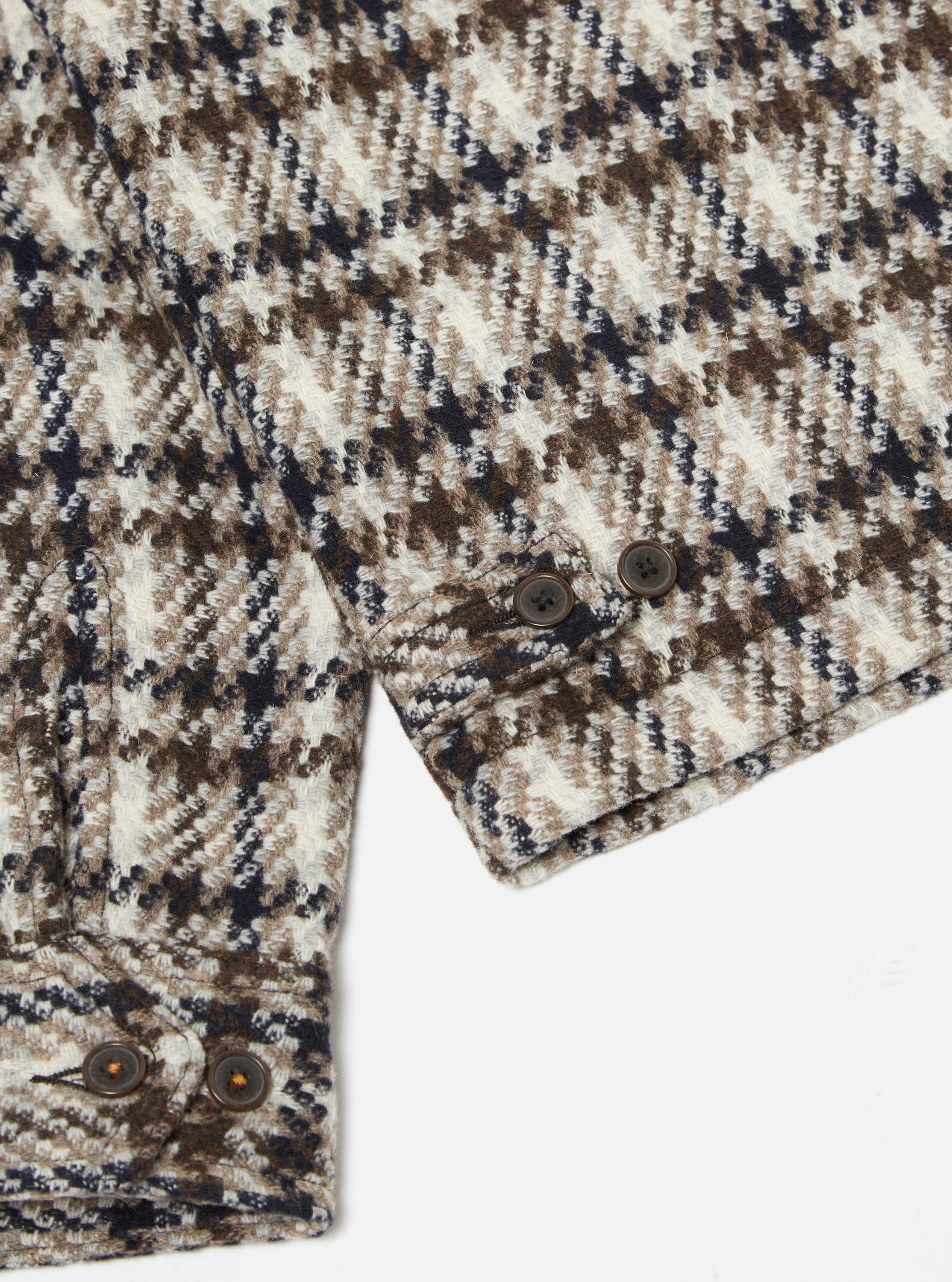 Universal Works Windcheater II in Grey Cortina Tweed