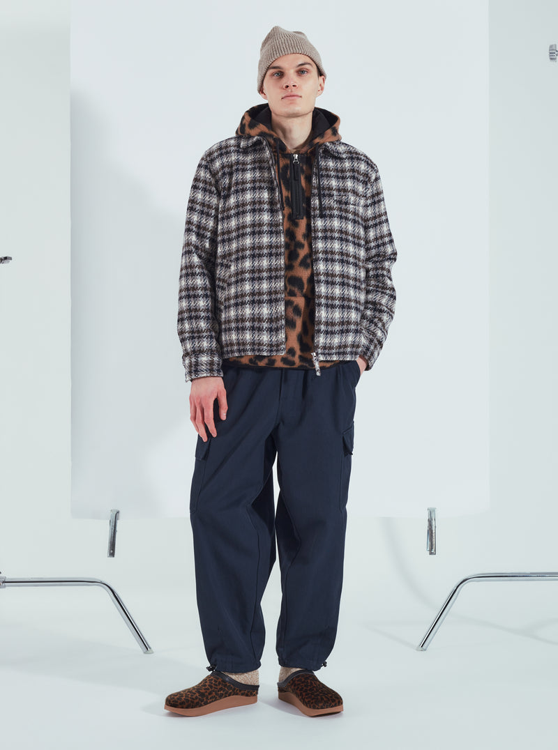 Universal Works Windcheater II in Grey Cortina Tweed