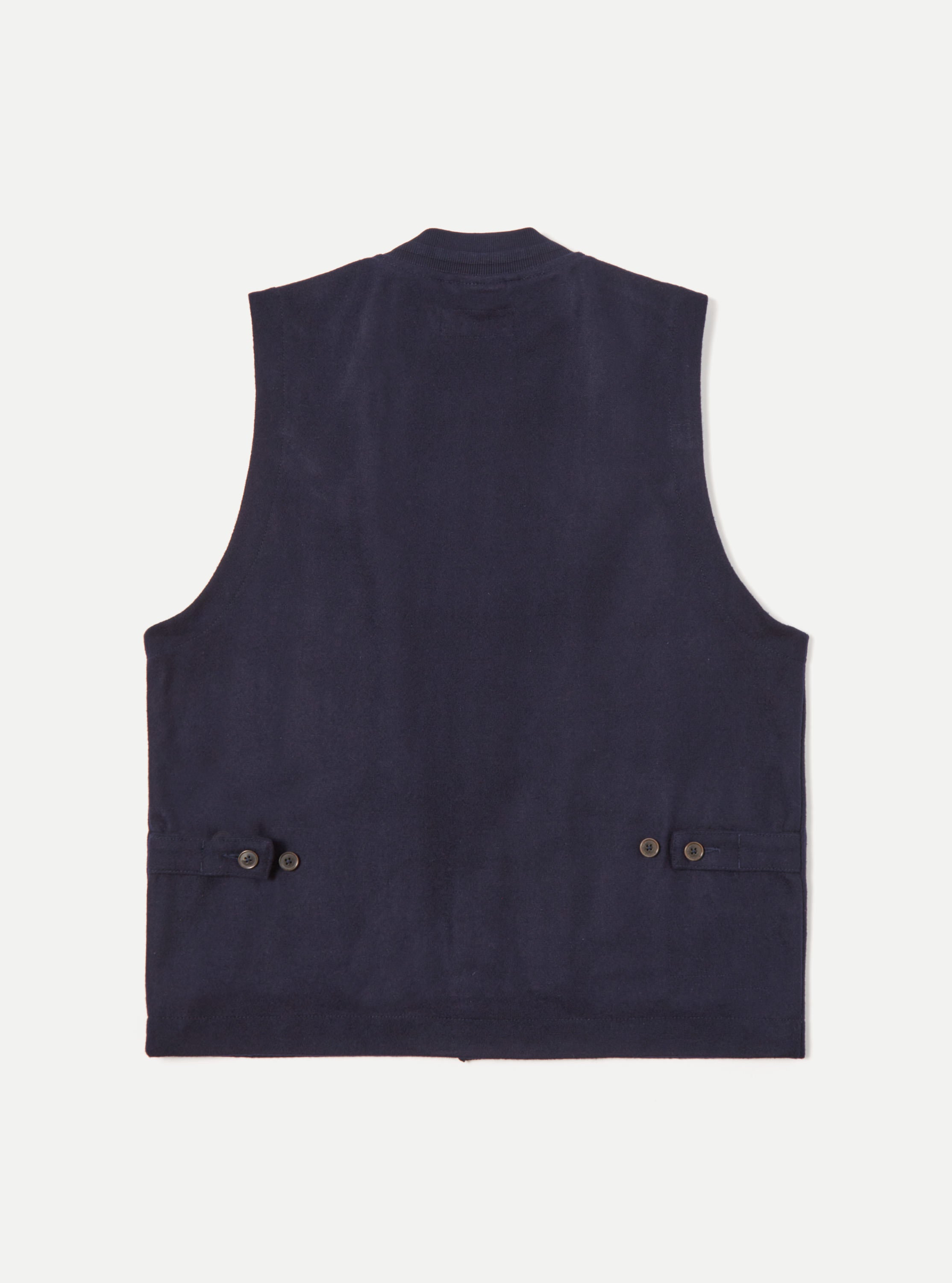 Universal Works Chore Waistcoat in Navy Mowbray