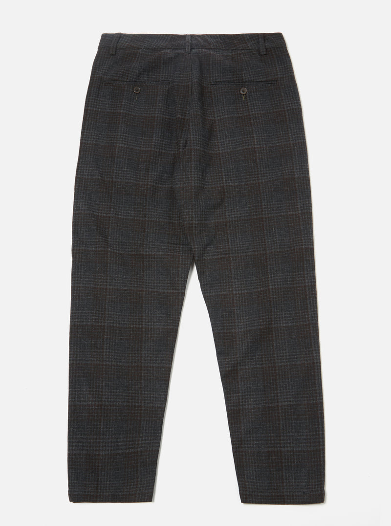 Universal Works Military Chino in Charcoal Reuse Wool Mix