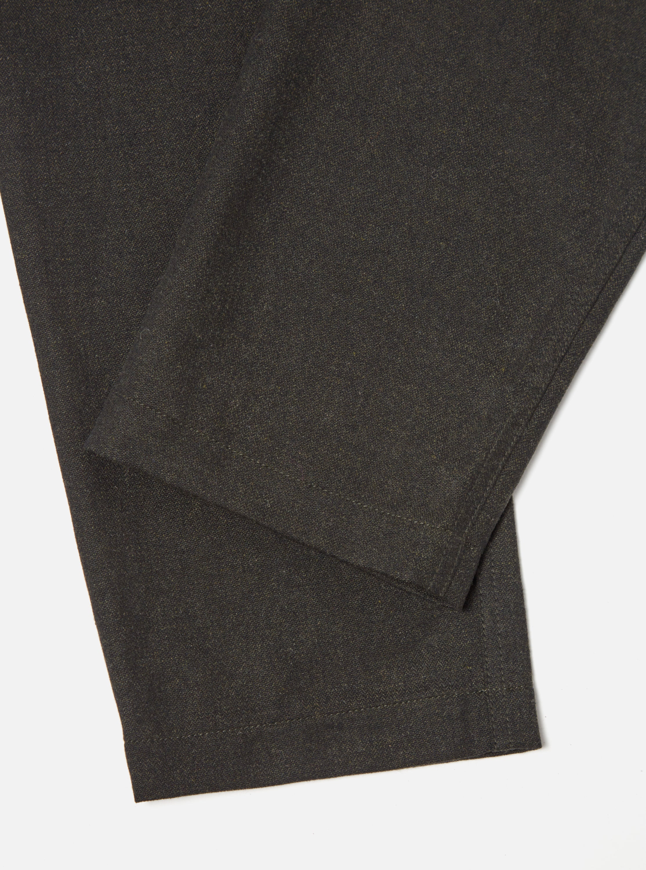 Universal Works Military Chino in Olive Upcycled Italian Tweed
